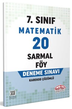 7. Sınıf Matematik 20 Sarmal Föy Deneme Sınavı