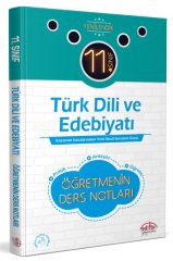 11. Sınıf Türk Dili ve Edebiyatı Öğretmenin Ders Notları