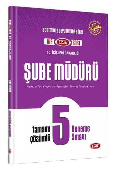 T.C. İçişleri Bakanlığı Şube Müdürü GYS Tamamı Çözümlü 5 Deneme Sınavı