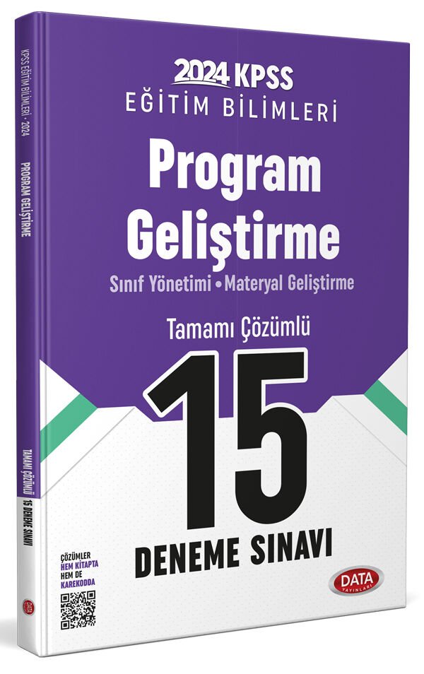 KPSS Eğitim Bilimleri Program Geliştirme 15 Deneme Sınavı