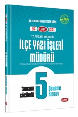 T.C. İçişleri Bakanlığı İlçe Yazı İşleri Müdürü GYS Tamamı Çözümlü 5 Deneme Sınavı