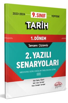 9. Sınıf Tarih 1. Dönem Ortak Sınavı 2. Yazılı Senaryoları Tamamı Çözümlü