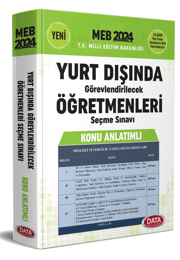 2024 MEB Yurt Dışında Görevlendirilecek Öğretmenleri Seçme Sınavı Konu Anlatımlı