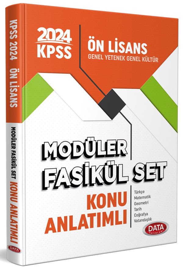 KPSS Ön Lisans Konu Anlatımlı Modüler Fasikül Set