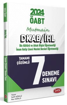 2024 ÖABT Mutmain DKAB/İHL Tamamı Çözümlü 7 Deneme Sınavı