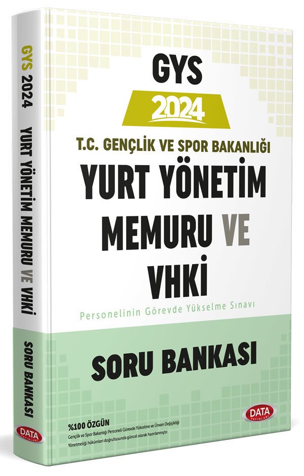 T.C. Gençlik ve Spor Bakanlığı  Yurt Yönetim Memuru ve VHKİ GYS Soru Bankası