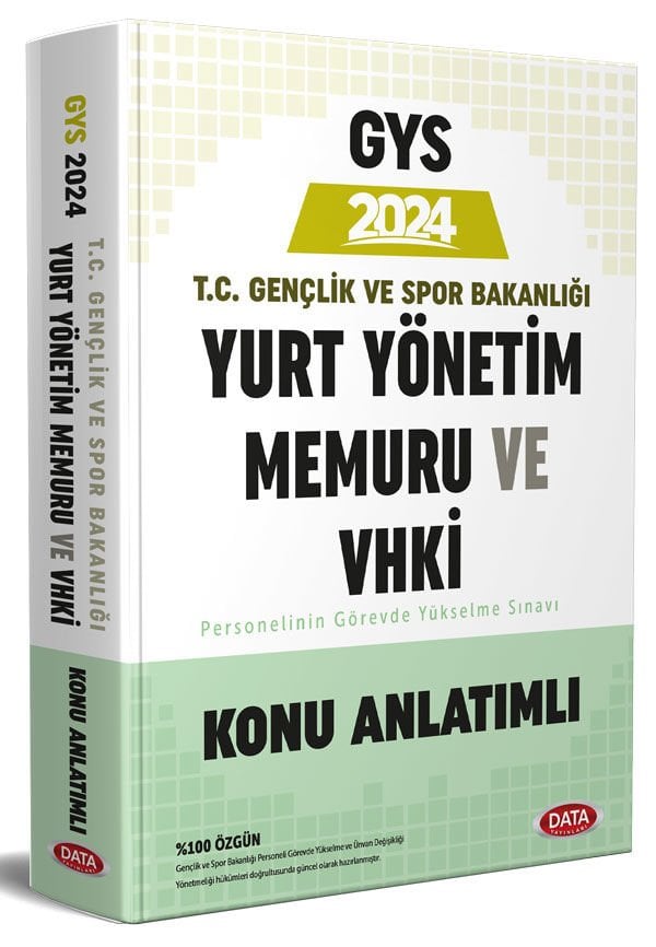 T.C. Gençlik ve Spor Bakanlığı  Yurt Yönetim Memuru ve VHKİ GYS Konu Anlatımlı