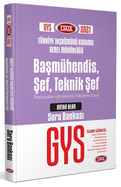 Türkiye Taşkömürü Kurumu Genel Müdürlüğü Başmühendis, Şef, Teknik Şef Ortak Alan GYS Soru Bankası