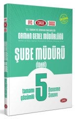 Orman Genel Müdürlüğü Şube Müdürü (İdari) Görevde Yükselme Sınavı Tamamı Çözümlü 5 Deneme