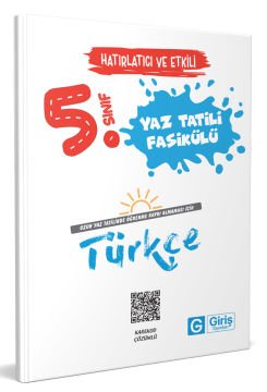 5. Sınıf Türkçe Yaz Tatili Fasikülü - Giriş Yayınları