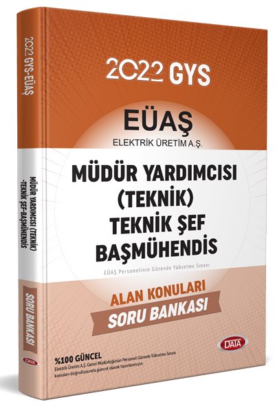 Elektrik Üretim AŞ (EÜAŞ) GYS Müdür Yardımcısı (Teknik) - Teknik Şef - Başmühendis Alan Konuları Soru Bankası