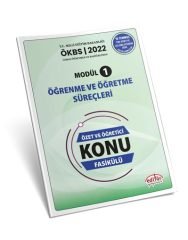 Editör Yayınevi Uzman ve Başöğretmen Modül 1 Öğrenme ve Öğretme Süreçleri Özet ve Öğretici Konu Fasikülü