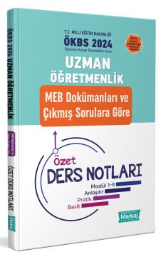 2024 Uzman Öğretmenlik MEB Çalışma Kitabı ÖBA Ders Videoları Özet Ders Notları