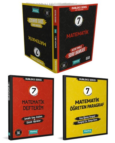 7. Sınıf Dubleks Serisi Matematik Seti - Markaj Yayınları