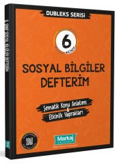 6. Sınıf Dubleks Serisi Sosyal Bilgiler Seti - Markaj Yayınları