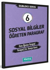 6. Sınıf Dubleks Serisi Sosyal Bilgiler Seti - Markaj Yayınları