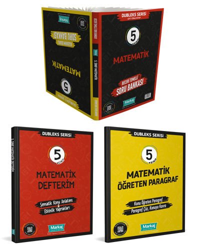5. Sınıf Dubleks Serisi Matematik Seti - Markaj Yayınları