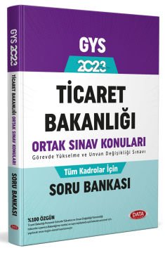 T.C. Ticaret Bakanlığı Tüm Kadrolar İçin Ortak Soru Bankası