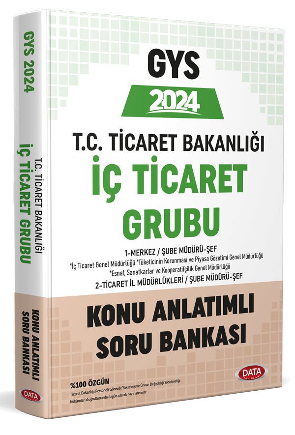 Ticaret Bakanlığı İç Ticaret Grubu Konu Anlatımlı Soru Bankası