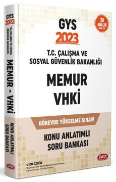 Çalışma ve Sosyal Güvenlik Bakanlığı GYS Memur ve VHKİ Konu Anlatımlı Soru Bankası