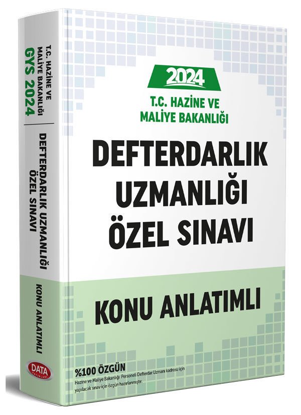 Defterdarlık Uzmanlığı Özel Sınavı Konu Anlatımlı