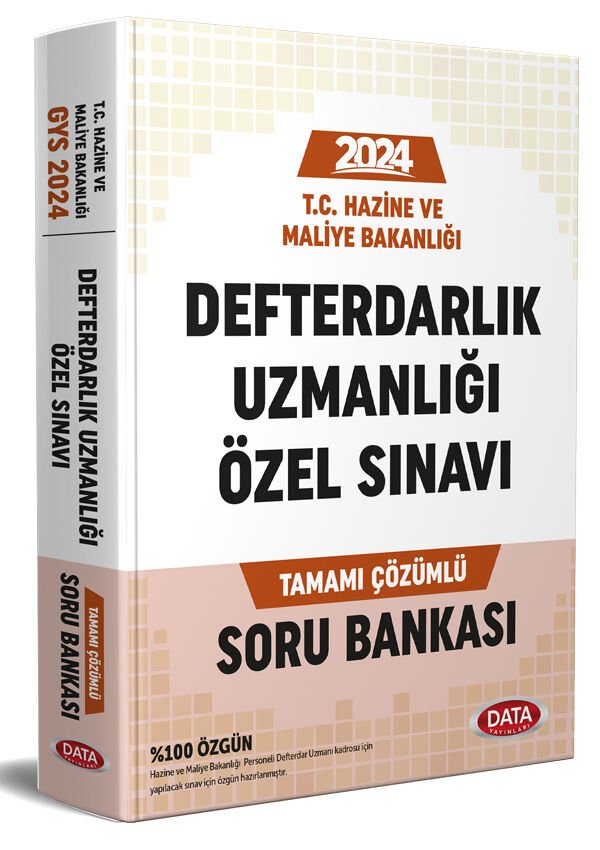 Defterdarlık Uzmanlığı Özel Sınavı Tamamı Çözümlü Soru Bankası