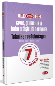 Çevre, Şehircilik ve İklim Değişikliği Bakanlığı Unvan Değişikliği Tekniker ve Teknisyen 7 Deneme Sınavı