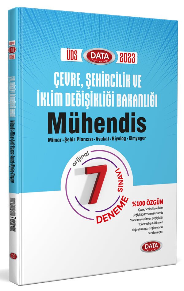 Çevre, Şehircilik ve İklim Değişikliği Bakanlığı Unvan Değişikliği Mühendis 7 Deneme Sınavı