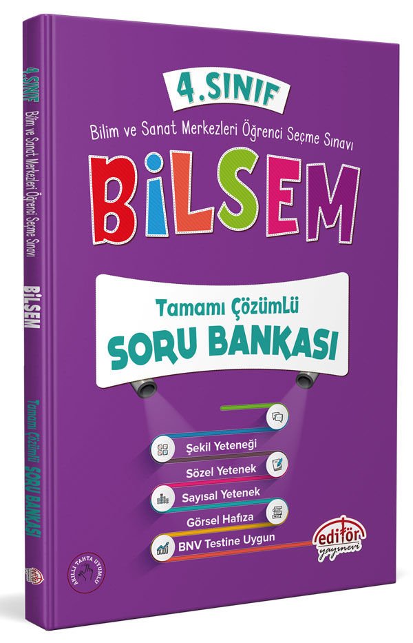 4. Sınıf Bilsem Soru Bankası - Editör Yayınevi