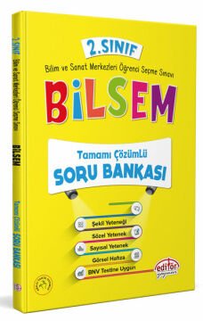 2. Sınıf Bilsem Çözümlü Soru Bankası - Editör Yayınevi