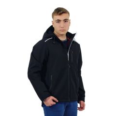 Persmont SMK05 Siyah Kapüşonlu Softshell Mont