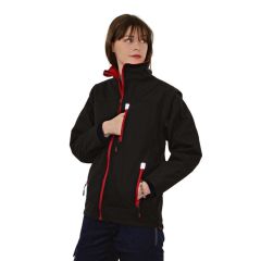 Persmont ÇSMP05 Siyah Plus Çıkma Kol Softshell Mont