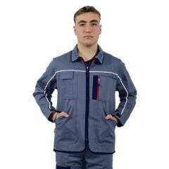 Persmont GM04 Gri Fermuarlı Gabardin Yazlık Mont