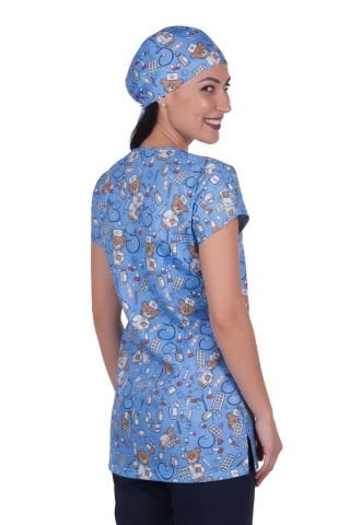 Desenli Tek Üst Bayan Model 3 Dry Touch Kumaş