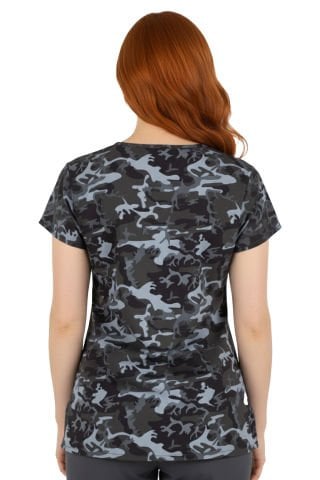 Desenli Tek Üst Bayan Model 24 Dry Touch Kumaş