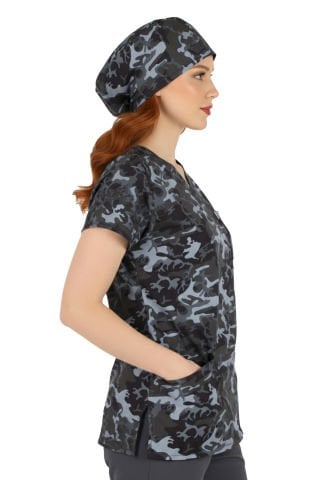 Desenli Tek Üst Bayan Model 24 Dry Touch Kumaş