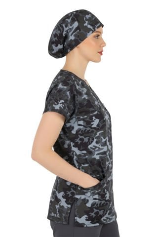 Desenli Tek Üst Bayan Model 24 Dry Touch Kumaş