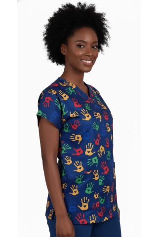 Desenli Tek Üst Bayan Model 28 Dry Touch Kumaş