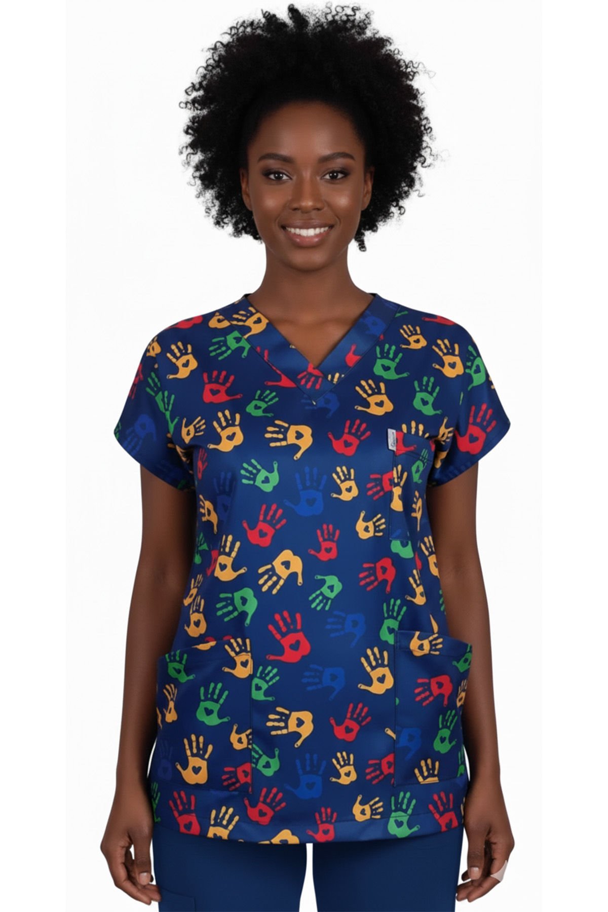 Desenli Tek Üst Bayan Model 28 Dry Touch Kumaş