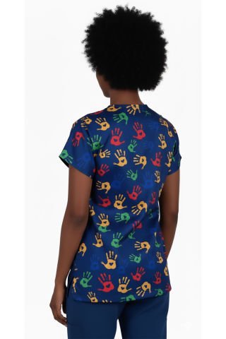 Desenli Tek Üst Bayan Model 28 Dry Touch Kumaş