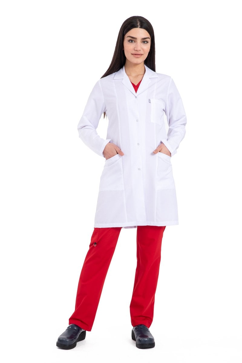 Bayan Doktor Önlük Ceket Yaka Uzun Kol BP-01