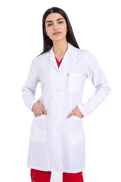 Bayan Doktor Önlük Ceket Yaka Uzun Kol BP-01