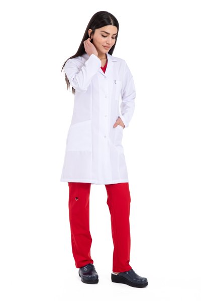 Bayan Doktor Önlük Ceket Yaka Uzun Kol BP-01