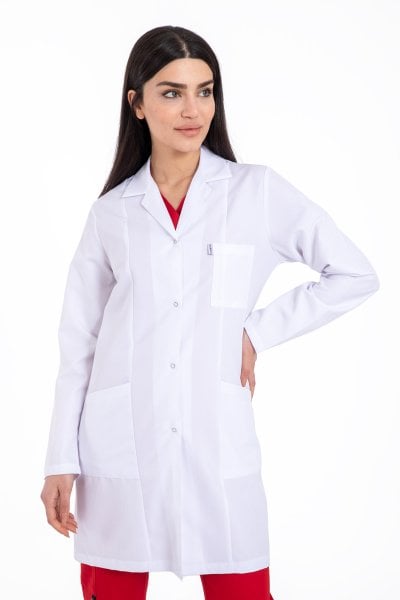 Bayan Doktor Önlük Ceket Yaka Uzun Kol BP-01