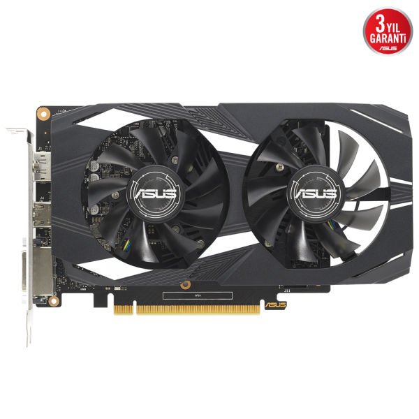 ASUS DUAL-GTX1650-O4GD6-P-V2 4GB GDDR6 128Bit DVI/HDMI/DP