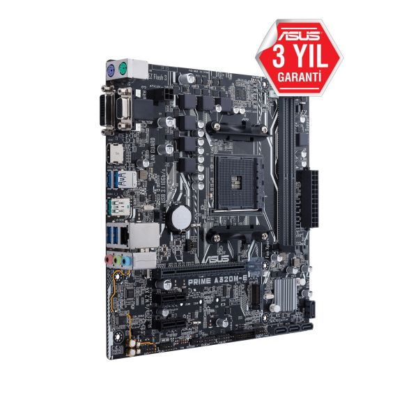 ASUS PRIME A320M-E A320 2xDDR4 VGA+DVI+HDMI 16X M.2 AM4 ANAKART