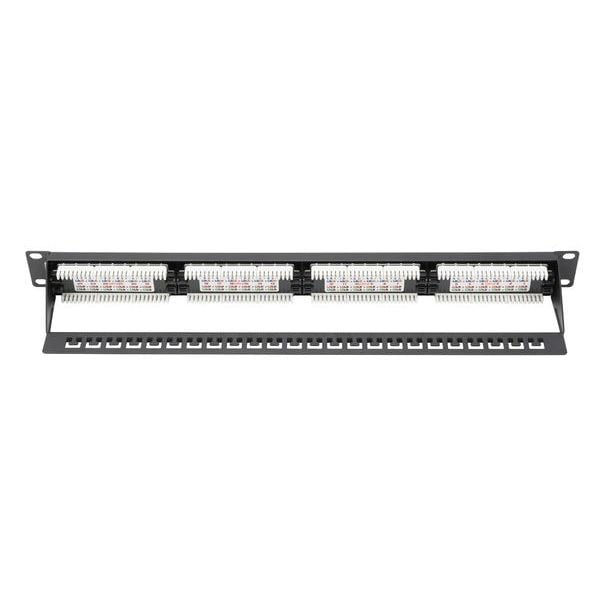 DIGITUS DN-91624U-CR 24 PORT CAT6 DOLU 1U ZIRHSIZ PATCH PANEL