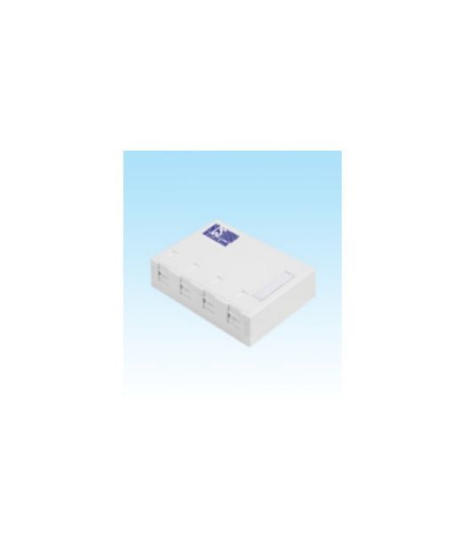 4 port sıva üstü priz kutusu, toz kapaklı, boş