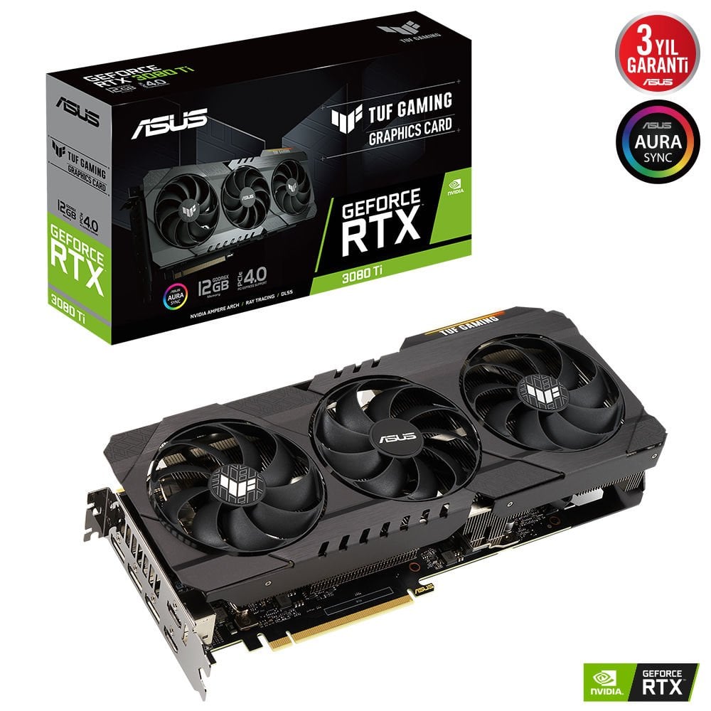 ASUS TUF-RTX3080TI-12G-GAMING RTX3080TI 12GB GDDR6X 384 Bit 3xDP/2xHDMI