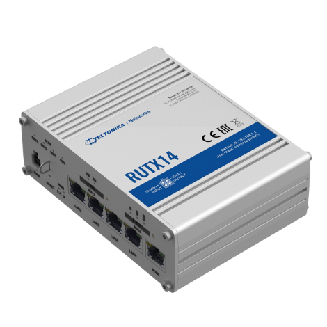 Teltonika RUTX14 LTE CAT12 Endüstriyel Hücresel Router